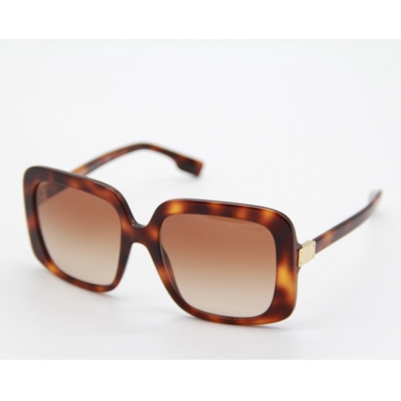 NEW BURBERRY BE4363 3316/13 WOMEN’S SUNGLASSES BURBERRY B 4363 BROWN EYEWEAR - Picture 5 of 10